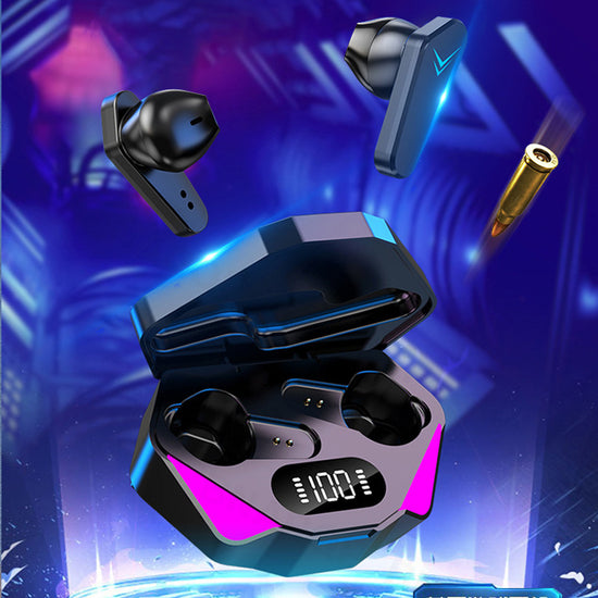 Auriculares Gaming Inalámbricos Bluetooth - Cascos E-Sport con Micrófono y Sonido HiFi