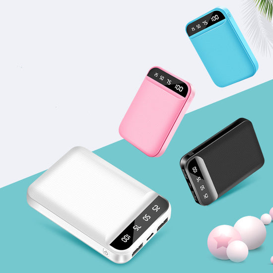Power Bank Mini Gran Capacidad - Batería Portátil Compacta Carga Rápida