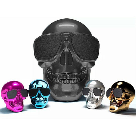 Altavoz Bluetooth Calavera - Speaker Inalámbrico Portátil 10h Batería